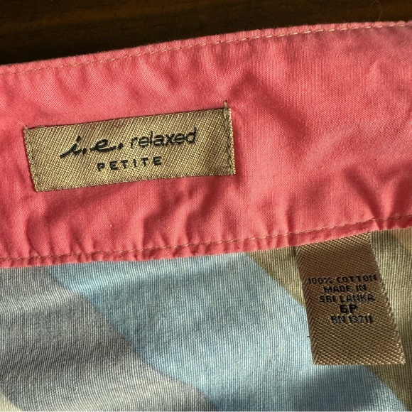 i.e. Relaxed 100% Cotton Rainbow Stripe Mini Skirt Petite Size 6P - Picture 4 of 10